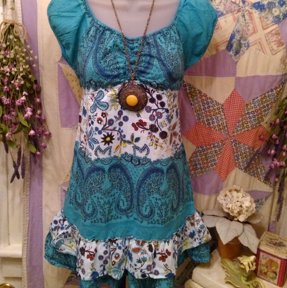 She's Cool Bohemian Baby doll tunic